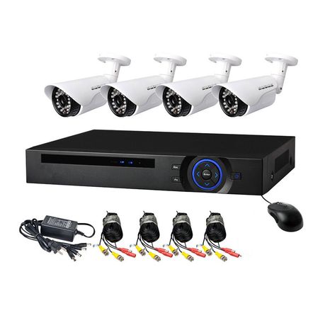 HIK HD-TVI 4Ch Hi-Res DVR 4 Cam Base Kit