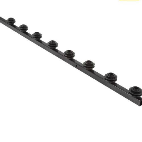 F/Pole - 12Line Straight Tube Black