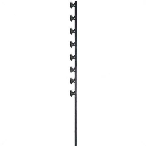 F/Pole - 8Line Straight Tube Black